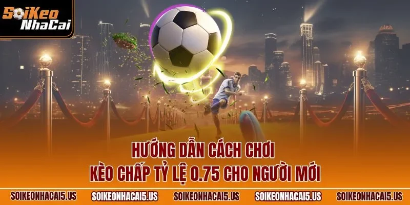Hướng dẫn cách chơi kèo chấp tỷ lệ 0.75 cho người mới