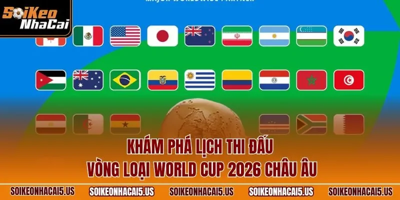 Khám phá lịch thi đấu vòng loại World Cup 2026 châu Âu